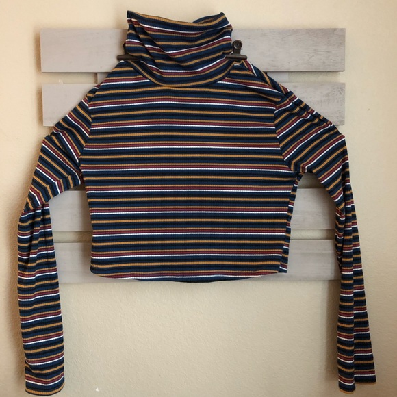 Striped Multicolor Turtleneck - Picture 2 of 3